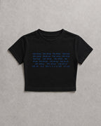 Baby tee Negra ENREDO